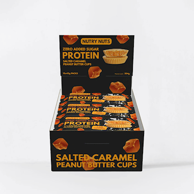 NUTRY NUTS Protein Peanut Butter Cups - 12 x 42 gram